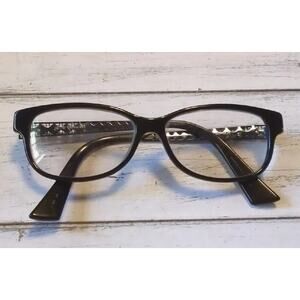 Vintage Christian Dior Eyeglasses Frames Diorama O5 Black Frames Italy 145